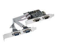 InLine 76623C tarjeta y adaptador de interfaz - Accesorio (PCIe, Moschip MCS9904CV-AA, 0,225 Mbit/s, Alámbrico, Microsoft Windows 2000/XP 32/64-bit/erver 2003 32/64-bit/Vista 32/64-bit/Server 2008..., 4x DB-9 M)