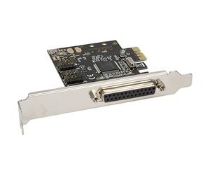 InLine 76624C - Tarjeta de Puerto Paralelo (Interfaz de Host PCIe, Interno, Mac, Compatible, Soporte EPP y ECP)