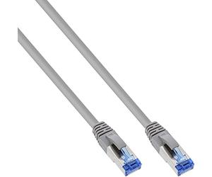 InLine 76815 S/FTP Patch Cable (500MHz, sin halógenos, Cobre, 15 m), Color Gris