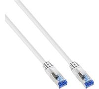 InLine 76820W - Cable de red S/FTP (PiMf), cat. 6A, 500 MHz, sin halógenos, cobre, color blanco