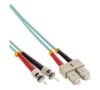 InLine 82501o LWL Duplex Cable (SC/ST, 50/125 µm, OM3, 1 m)