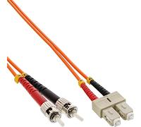 InLine 82504 LWL Duplex Cable (SC/ST, 50/125 µm, OM2, 0,5 m)