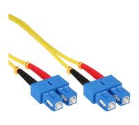 InLine 82925F cable de fibra optica 1 m OS2 2x SC Yellow,Black,Blue,Red,White - Cable de fibra óptica (1 m, OS2, 2x SC, 2x SC, Male connector / Male connector, Yellow,Black,Blue,Red,White)
