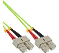 InLine 83525Q cable de fibra optica 25 m LSZH OM4 2x SC Verde - Cable de fibra óptica (25 m, LSZH, OM4, 2x SC, 2x SC, Verde)