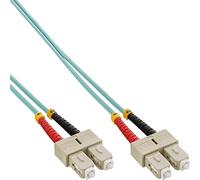 InLine 0.5m 2X SC - 2xSC Cable de Fibra optica 0,5 m OM3 Turquoise,Black,Grey,Red,Yellow - Cable de Fibra óptica (0,5 m, OM3, 2X SC, 2X SC, Macho/Macho, Turquoise,Black,Grey,Red,Yellow)