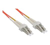 InLine 88634 LWL - Cable dúplex (LC/LC, 62,5/125µm, OM1, 0,5 m)