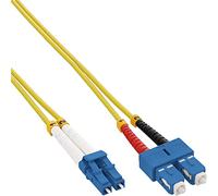 InLine 88656S cable de fibra optica 0,5 m OS2 2x LC 2x SC Yellow,Black,Blue,Red,White - Cable de fibra óptica (0,5 m, OS2, 2x LC, 2x SC, Male connector / Male connector, Yellow,Black,Blue,Red,White)