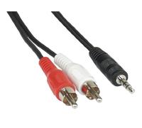 InLine 89930A cable de audio - cables de audio (7m, 3.5mm, Macho/Macho) Negro