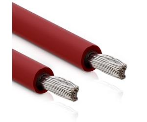 InLine 94625R - Cable solar (6 mm², 25 m, cable de instalación, por metro, H1Z2Z2-K, fotovoltaico, resistente a los rayos UV y duradero)