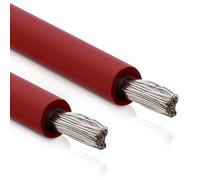 InLine 94650R - Cable solar (6 mm², 50 m, cable de instalación, por metro, H1Z2Z2-K, fotovoltaico, resistente a los rayos UV y duradero)