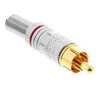 InLine 99110O - Conector RCA, Color Negro