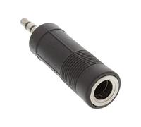 InLine 99303 - Adaptador de audio (clavija de 3,5 mm, estéreo a clavija de 6,3 mm)