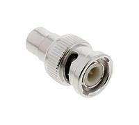 InLine 99321 adaptador de cable RCA F BNC M Plata - Adaptador para cable (RCA F, BNC M, Male connector / Female connector, Plata)
