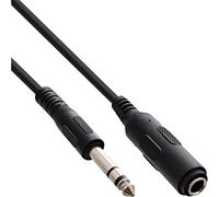 InLine 99935A - Extensión de conector estéreo (6,3 mm, 5 m)