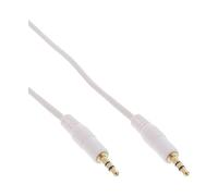 InLine 99942 W Cable Jack 3,5 mm, Macho a Macho, estéreo, 2 m, Color Negro