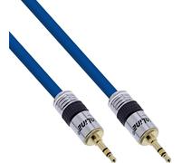 InLine 99952P Cable de Audio 2 m 3,5mm Azul - Cables de Audio (3,5mm, 3,5mm, 2 m, Azul)