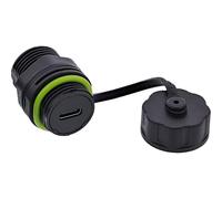 Inline Acoplamiento de Cable USB-C Mini IP68 Impermeable blindado USB-C Hembra a Hembra, 5 GB/s de Datos y Corriente de 5 V/2 A, conexión al Aire Libre para Uso Industrial y doméstico, 69927N