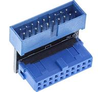 InLine® Adaptador USB 3.0 Interno, Conector Macho a Hembra, acodado hacia Abajo