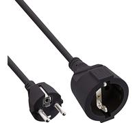 InLine® Alargador de Corriente (1,5 m), Color Negro