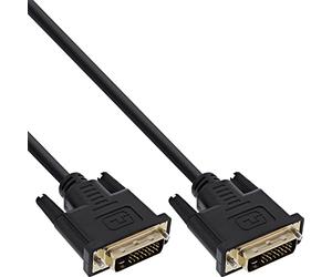 InLine Audio-Video Adapter - Cable DVI para DVD y A/V, Negro