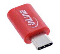 Inline Blocador de Datos USB USB-C Macho a USB-C Hembra, Adaptador de Carga sin Transferencia de Datos, protección Segura contra el Robo de Datos, hasta 240 W PD, 31650