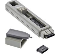 InLine® Bloqueador de Puertos USB Tipo C 55724, bloquea hasta 6 Puertos,
