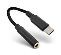 InLine® Cable Adaptador de Audio, USB-C a AUX Hembra de 3,5 mm, DAC, teléfono Inteligente móvil y Tablet convertidor para Auriculares y Auriculares, 33054D