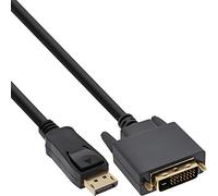 InLine® Cable convertidor DisplayPort a DVI, Negro, 10 m