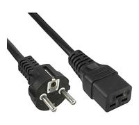 InLine Cable de 16 A - protección de contacto recta a enchufe de connettore IEC320/C19 - 0.5 m, 16658 horas