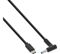 InLine® Cable de carga USB tipo C a HP Notebook (redondo/pequeño), 2 m