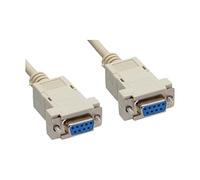 InLine Cable de módem nulo, 9 Polos BU/BU, 2 m, con Clip
