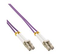 InLine® Cable dúplex de fibra óptica, LC/LC, 50/125µm, OM4, 2m