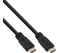 InLine Cable HDMI de Alta Velocidad con Ethernet, Premium, 4 K2 K, Macho a Macho (5 m) Negro/Oro