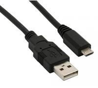 InLine 5m USB 2.0 A - micro B - Cable USB (5 m, USB A, Micro-USB B, 2.0, Male connector / Male connector, Negro)