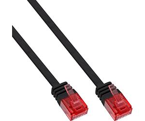 InLine Cable Plano Gigabit LAN de Ethernet Cable de Red 15m - Schwarz