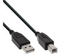 InLine cable USB 2.0, A a B, negro, 2m