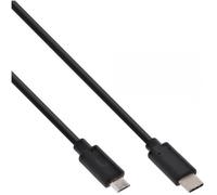 InLine Cable USB 2.0, tipo C macho a micro B macho, negro, 1,5m