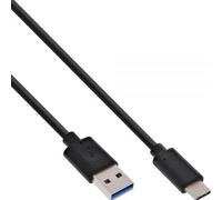 Inline Cable USB 3.2 Tipo-C a USB-A 1m negro