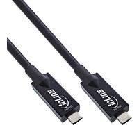 Inline Cable AOC USB 3.2 Gen 2, USB-C macho/macho, negro, 7,5 m