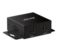 Inline Cargador Industrial USB-C de 2 Puertos, PD 200 W, 12-24 V CC | 2 x USB-C de hasta 100 W cada uno, PPS, conector hueco CC y bloque terminal, carcasa metálica, función de carga pura