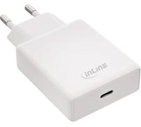 Inline Cargador USB-C de 65 W con Power Delivery, PPS y AVS, Color Blanco | Salida USB-C única, hasta 65 W, PPS y AVS, funciones de protección, diseño compacto
