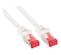 InLine Cable de conexión, S/FTP (PiMf), Cat.6, blanco, 50m