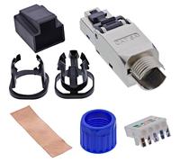 InLine® Conector RJ45 Cat.6A 500 MHz, blindado, 10 GB/s, para Cable de tendido, Montaje con LSA, 76204D