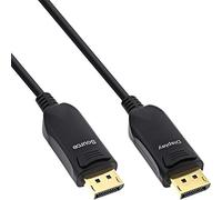 InLine® DisplayPort 1.4 AOC 8K4K - Cable DisplayPort (50 m), Color Negro