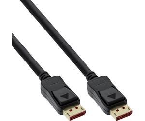 InLine DisplayPort 1.4 Gold 8K Negro 3m - Cable DisplayPort