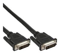 InLine DVI-I - Cable DVI-I (24 + 5 macho/macho, doble enlace, sin ferritos, 3 m)