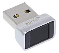 InLine Escáner de Huellas Dactilares USB, Compatible con Windows Hello, 41360C