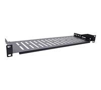 InLine Estante de 19 Pulgadas, 150 mm, 10 kg, 1U, RAL 9005 Negro, 19114A