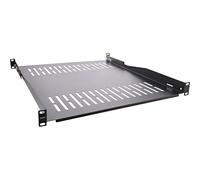 InLine Estante de 19 Pulgadas, 550 mm, 50 kg, 1U, RAL 9005 Negro, 19114G