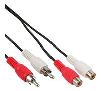 InLine Extensión RCA - 2 conectores RCA - macho/hembra - 20 m